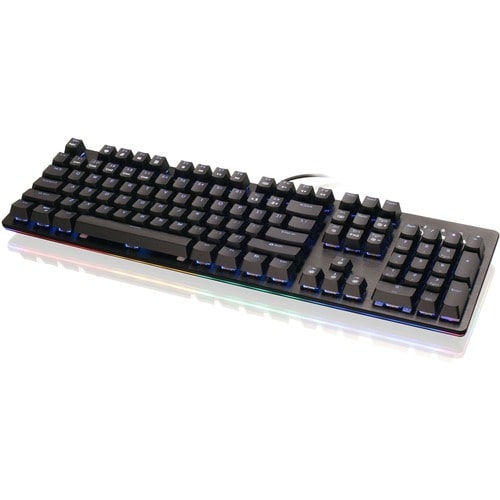 TECLADO MECÁNICO KALIBER GAMING RGB CON INTERRUPTORES MARRONES