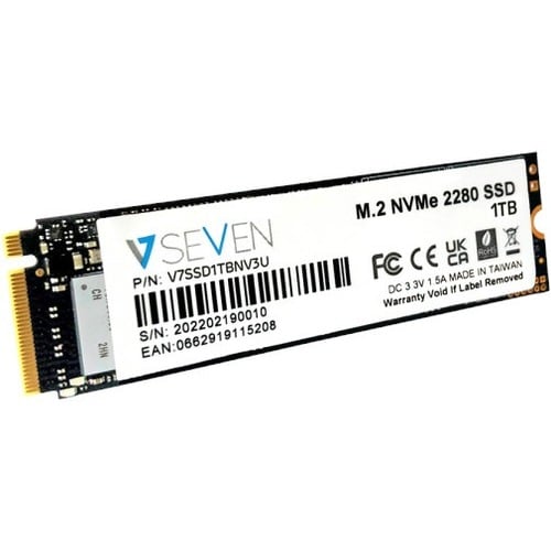 Disque SSD V7 NVME GEN3X4 M.2 NVME 3D TLC de 1 To
