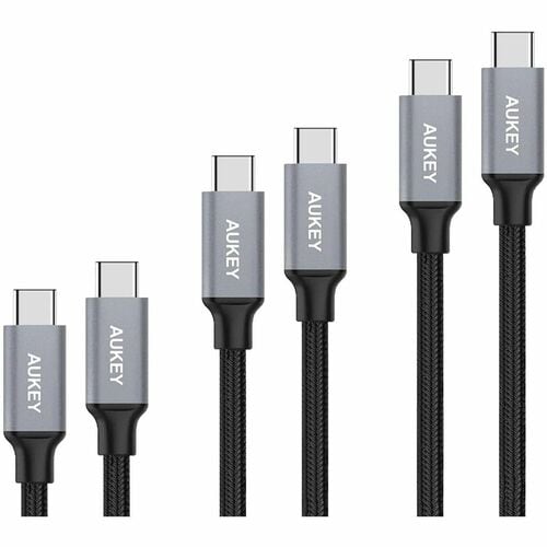 AUKEY USB-C to C PD Charging Cable Bundle
