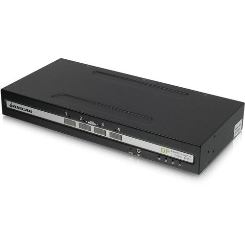 CONMUTADOR KVM DE 4 PUERTOS CON AUDIO Y VISUALIZACIÓN ÚNICA