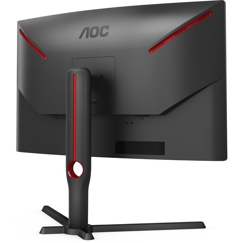 AOC CQ27G3S 27\" Class WQHD Curved Screen Gaming LCD Monitor - 16:9 - Black, Red