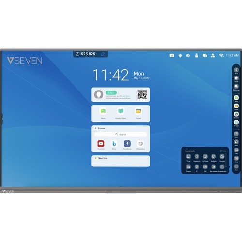 Écran d'affichage numérique V7 IFP6502-V7PRO - Écran interactif V7 PRO