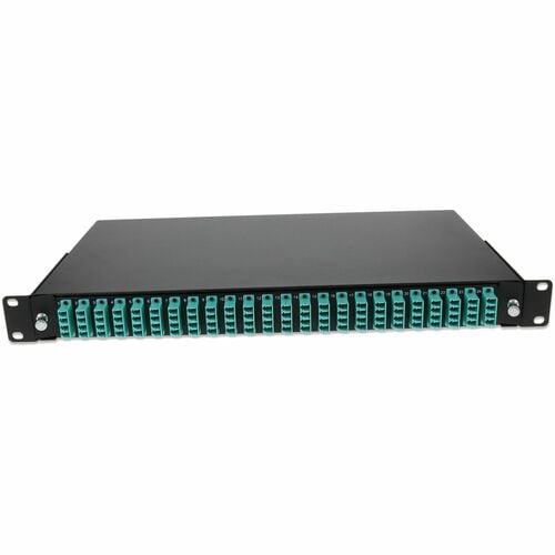 Panneau de brassage 1U AddOn 19 pouces pour montage en rack avec 48 connecteurs LC duplex