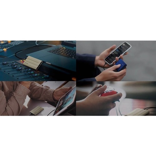 USB 3.2 GEN. 2 T7 SHIELD 1TB PORTABLE SSD - BLACK