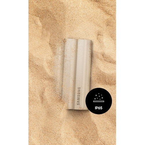 USB 3.2 GEN. 2 T7 SHIELD 1TB PORTABLE SSD - BEIGE