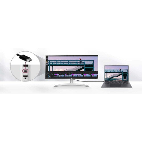 LG 29IN 29WQ600-W ULTRAWIDE QHD IPS HDR10 MONITOR 5MS RESPONSE TIME