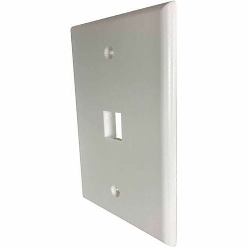 Tripp Lite by Eaton Safe-IT 1-Port Single-Gang Keystone Wall Plate, Antibacteria