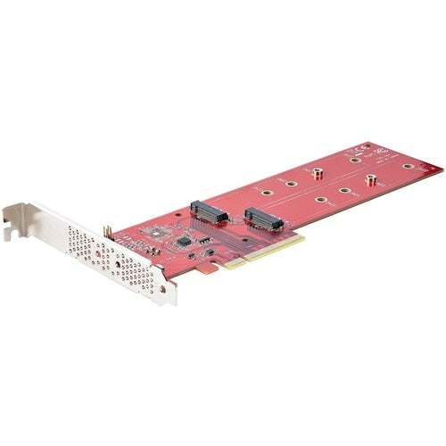 CARTE ADAPTATEUR SSD DOUBLE M.2 PCIE AVEC BIFURCATION PCIE 4.0