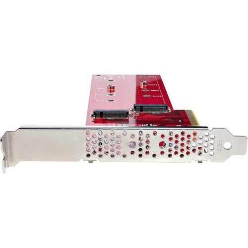 CARTE ADAPTATEUR SSD DOUBLE M.2 PCIE AVEC BIFURCATION PCIE 4.0