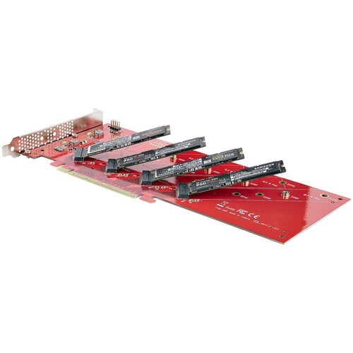 QUAD M.2 PCIE SSD ADAPTER CARD WITH BIFURCATION, PCIE 4.0