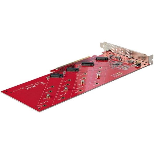 QUAD M.2 PCIE SSD ADAPTER CARD WITH BIFURCATION, PCIE 4.0