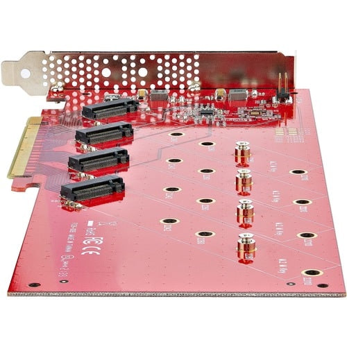 QUAD M.2 PCIE SSD ADAPTER CARD WITH BIFURCATION, PCIE 4.0