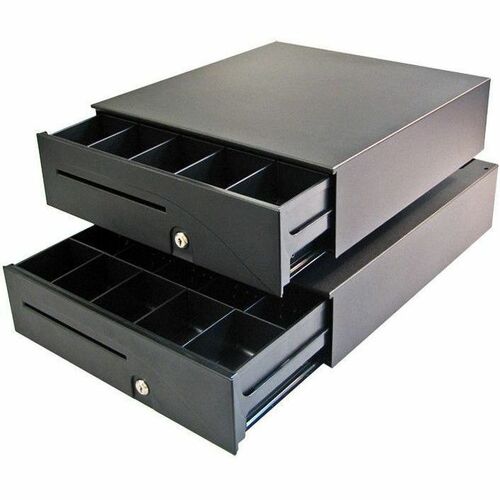 apg Series 100 Cash Drawer - 5 Bill - 5 Coin - Black - 4.88\" (124 mm) Height x