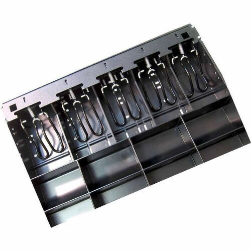 apg Series 100 Cash Drawer - 5 Bill - 5 Coin - Black - 4.88\" (124 mm) Height x