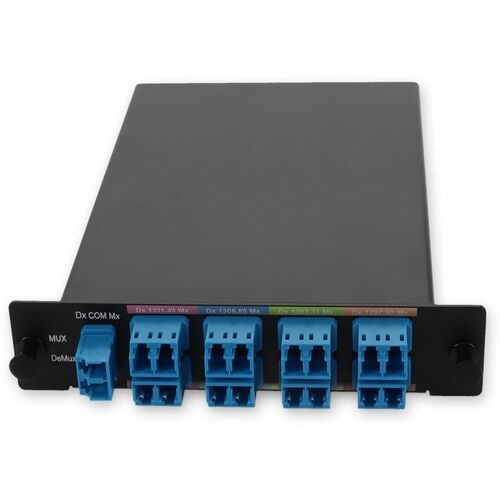 Châssis multiplexeur/démultiplexeur AddOn - 8 canaux de données - Fibre optique