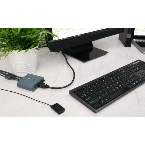 COMMUTATEUR KVM FULL HD 2 PORTS AVEC CONNEXIONS HDMI ET USB