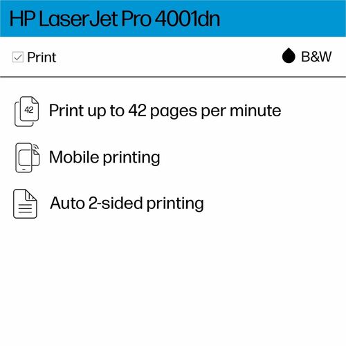 IMPRESORA LASERJET PRO 4001DN