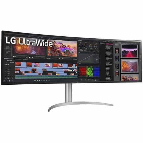 LG 49WQ95C-W 49\" Class UW-QHD Curved Screen Gaming LCD Monitor