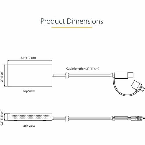 Adaptador USB a HDMI dual de StarTech.com