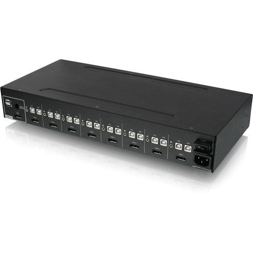 Logiciel KVM sécurisé DisplayPort à 8 ports avec affichage unique et audio CAC PP4.0 TAA