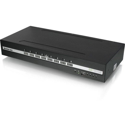 8 PORTS D'AFFICHAGE SIMPLE VUE HDMI UNISEC KVMSW AUDIOCAC PP4 TAA