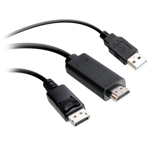 Commutateur KVM 8 ports DualView DisplayPort HDMI UniSec avec audio CAC PP4 TAA