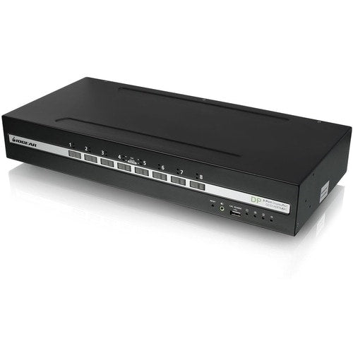 Commutateur KVM 8 ports DualView DisplayPort HDMI UniSec avec audio CAC PP4 TAA