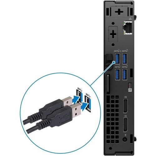 Optiplex 7000 Corei5 1212500T 8 GB 256 GB SS WLS W10 MFF