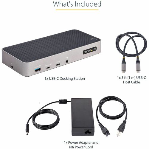 Station d'accueil USB-C pour trois écrans StarTech.com
