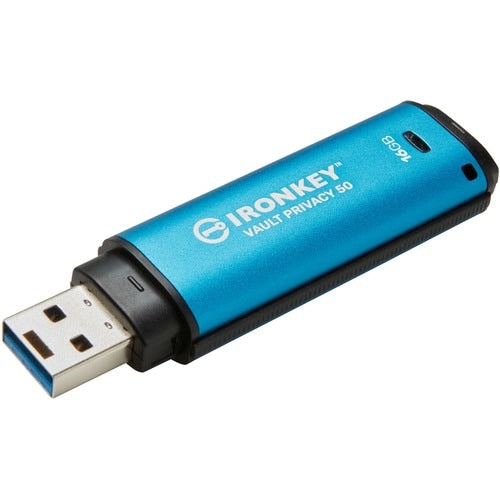 16GB IRONKEY VAULT PRIVACY 50 USB 3.2 AES-256 ENCRYPTED FIPS 1
