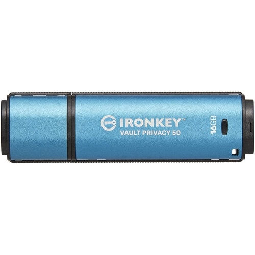 16GB IRONKEY VAULT PRIVACY 50 USB 3.2 AES-256 ENCRYPTED FIPS 1