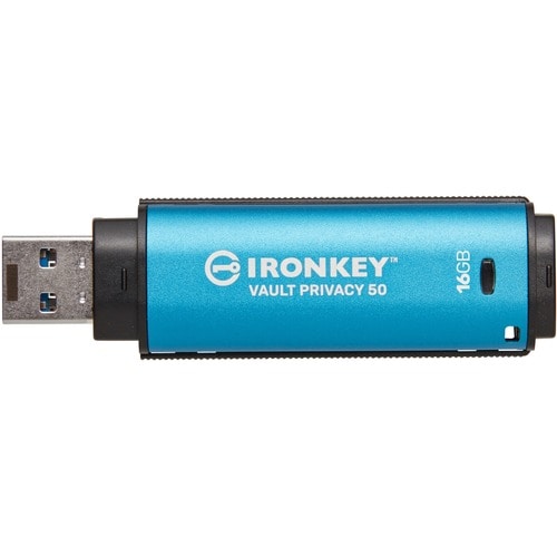 16GB IRONKEY VAULT PRIVACY 50 USB 3.2 AES-256 ENCRYPTED FIPS 1