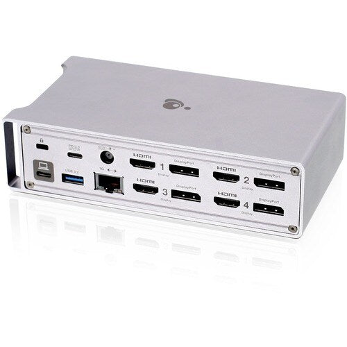 Estación de acoplamiento universal 4K cuádruple IOGEAR Dock Pro
