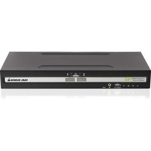 CONMUTADOR KVM DE 2 PUERTOS CON VISUALIZACIÓN ÚNICA, AUDIO Y SOPORTE CAC