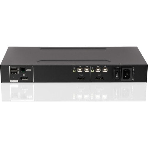 KVM UNIVERSAL SEC DE 2 PUERTOS DE VISTA ÚNICA CON DISPLAYPORT/HDMI