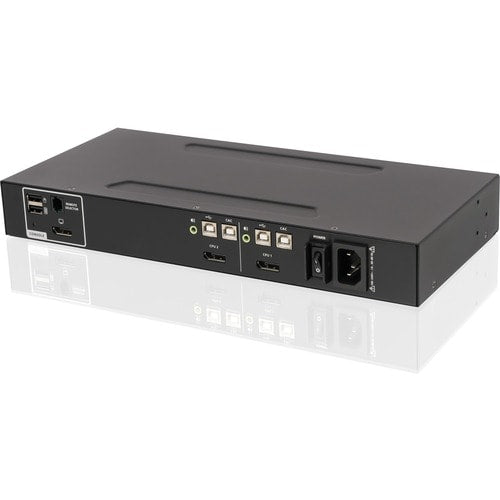 KVM UNIVERSAL SEC DE 2 PUERTOS DE VISTA ÚNICA CON DISPLAYPORT/HDMI