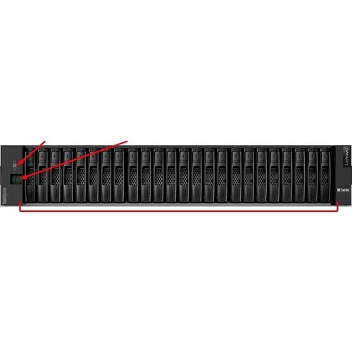 Lenovo ThinkSystem DE2000H DAS/SAN Storage System - 12 x HDD Supported