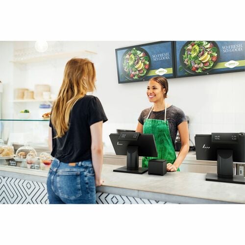 HP Engage One Pro POS Terminal - Core i3 i3-10100E 3.80 GHz - 8 GB DDR4 SDRAM -