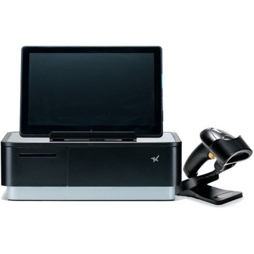 Star Micronics mPOP® with 2D Scanner, Black, Integrated Printer & Cash Drawer,