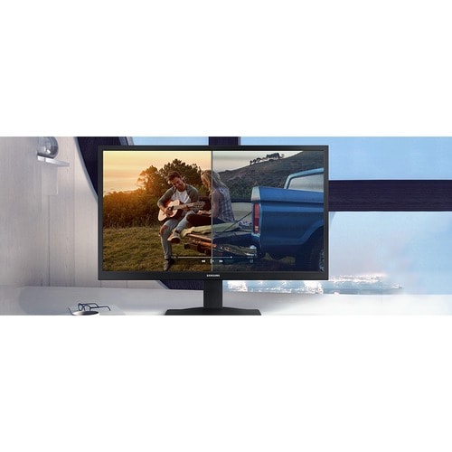 Samsung Essential S24A338NHN 24\" Class Full HD LCD Monitor - 16:9 - Black