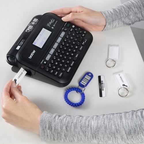 Imprimante d'étiquettes P-Touch PT-D460BT grise - Transfert thermique