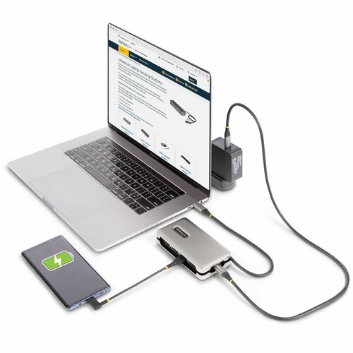Adaptador multipuerto USB-C 4K 60 Hz - HDMI 10 GBPS USB HUB 100 W PD