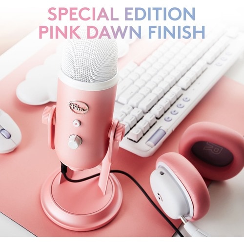 Micrófono con cable Blue Yeti - Amanecer rosa