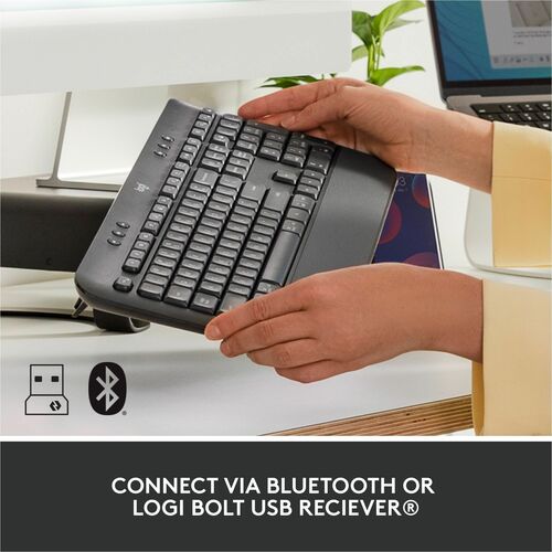 Logitech Signature K650 (Graphite) - Wireless Connectivity - Bluetooth/RF