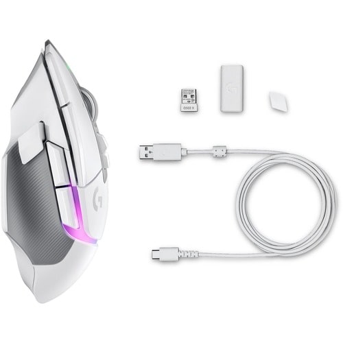 Ratón para juegos G502 X PLUS WRLS blanco multi 4