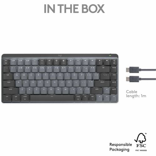 Logitech MX Mechanical Keyboard - Wireless Connectivity - Bluetooth