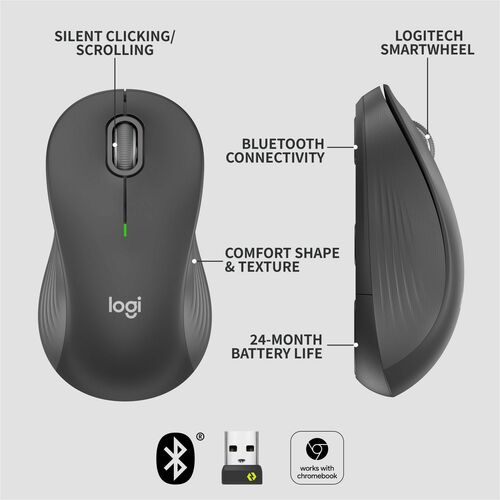 SOURIS SANS FIL LOGITECH SIGNATURE M550 L GRAPHITE