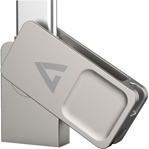 USB A FLASH DRIVE TYPE-C 64GB USB 3.2 GEN1 SILVER