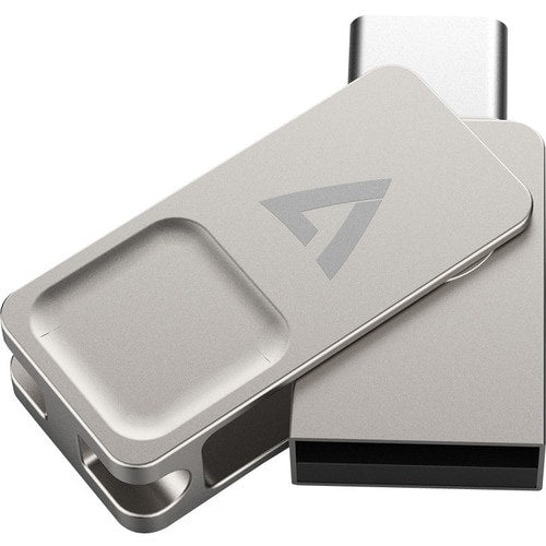 USB A FLASH DRIVE TYPE-C 128GB USB 3.2 GEN1 SILVER