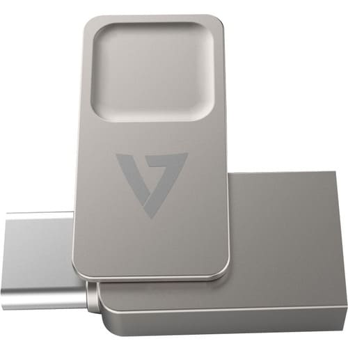 USB A FLASH DRIVE TYPE-C 128GB USB 3.2 GEN1 SILVER